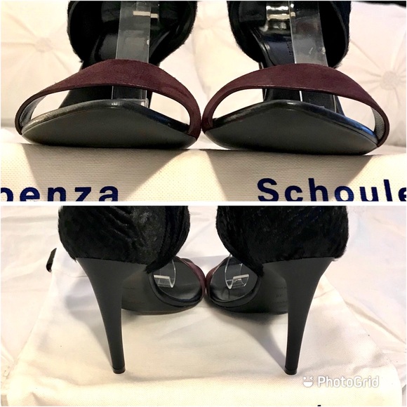 PROENZA SCHOULER Suede and Calf Leather Heel Shoes  EU 39 / US 8.5  New in Box - Picture 6 of 15